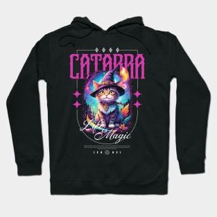 Abracatabra Cat with Witch Hat Hoodie